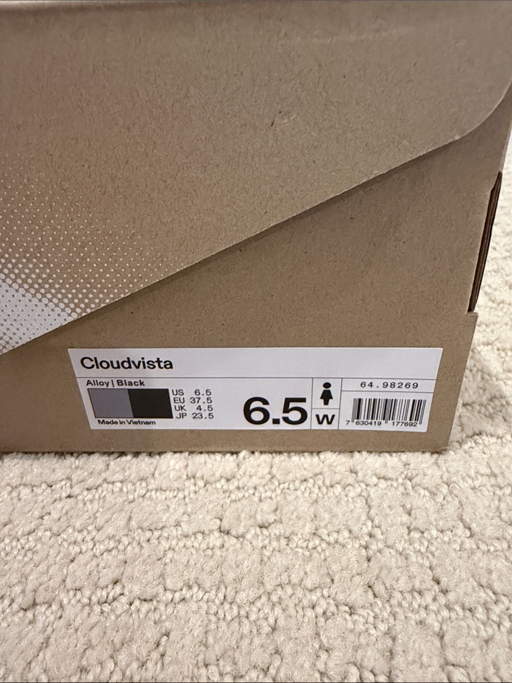 On Running Women's Cloudventure Trail Shoes in Gray and Peach - Picture 2 of 6